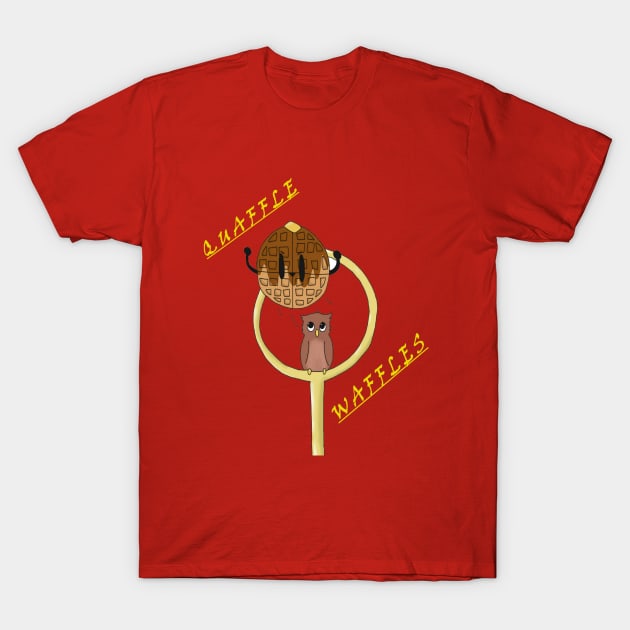 Quaffle Waffles Logo T-shirt T-Shirt by Rolson